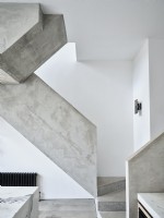Escalier de style industriel en béton