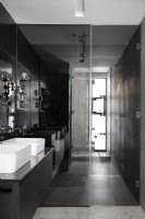 Salle de bain compacte moderne